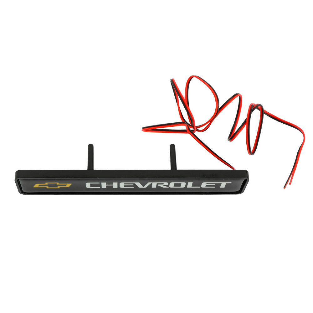 BRAND NEW 1PCS CHEVROLET NEW LED LIGHT CAR FRONT GRILLE BADGE ILLUMINATED DECAL STICKER