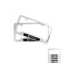 Load image into Gallery viewer, Brand New Universal 1PCS BUICK Silver Metal License Plate Frame