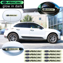 Load image into Gallery viewer, Brand New 8PCS FORD RACING Glows in Dark Green Car Trunk Side Fenders Door Badge Scratch Guard Sticker