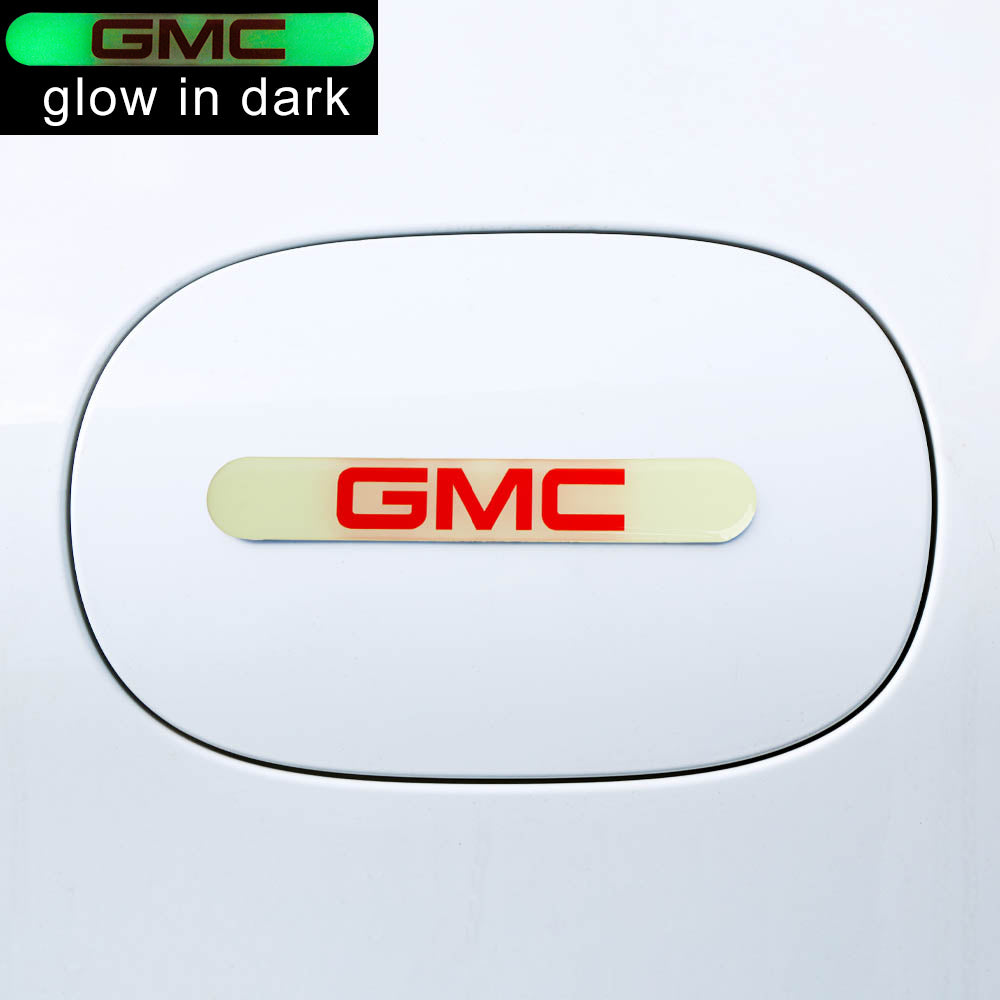 Brand New 8PCS GMC Glows in Dark Green Car Trunk Side Fenders Door Badge Scratch Guard Sticker