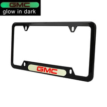 Load image into Gallery viewer, Brand New Universal 1PCS GMC Black Metal License Plate Frame