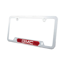 Load image into Gallery viewer, Brand New Universal 1PCS GMC Silver Metal License Plate Frame