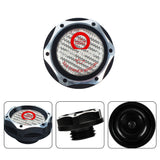 Brand New Jdm Black Engine Oil Cap With Real Carbon Fiber Mugen Sticker Emblem For Honda / Acura