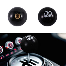 Load image into Gallery viewer, BRAND NEW UNIVERSAL JDM MOON EYE BALL Black Manual Gear Stick Shift Knob Lever Shifter M8 M10 M12