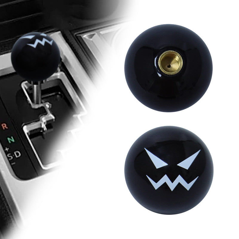 BRAND NEW UNIVERSAL JDM EVIL EYE FACE Black Manual Gear Stick Shift Knob Lever Shifter M8 M10 M12