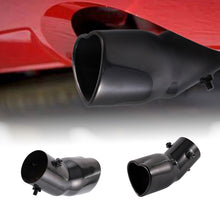 Load image into Gallery viewer, Brand New Universal Gunmetal Single Heart Shaped Stainless Steel Car Exhaust Pipe Muffler Tip Trim Bend Curve