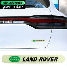 Load image into Gallery viewer, Brand New 1PCS LAND ROVER Glows in Dark Green Car Trunk Side Fenders Door Badge Scratch Guard Sticker