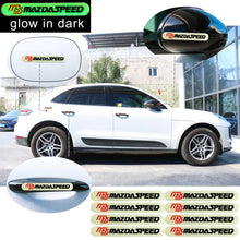 Load image into Gallery viewer, Brand New 8PCS MAZDASPEED Glows in Dark Green Car Trunk Side Fenders Door Badge Scratch Guard Sticker