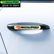 Load image into Gallery viewer, Brand New 2PCS MAZDASPEED Glows in Dark Green Car Trunk Side Fenders Door Badge Scratch Guard Sticker