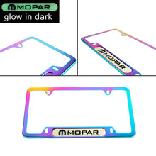 Load image into Gallery viewer, Brand New Universal 1PCS Mopar Neo Chrome Metal License Plate Frame