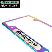 Load image into Gallery viewer, Brand New Universal 1PCS Mopar Neo Chrome Metal License Plate Frame