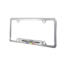 Load image into Gallery viewer, Brand New Universal 1PCS Mugen Power Chrome Metal License Plate Frame