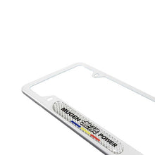 Load image into Gallery viewer, Brand New Universal 1PCS Mugen Power Silver Metal License Plate Frame