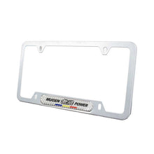 Load image into Gallery viewer, Brand New Universal 2PCS Mugen Power Chrome Metal License Plate Frame