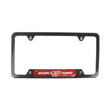 Load image into Gallery viewer, Brand New Universal 1PCS Mugen Power Carbon Fiber Look Metal License Plate Frame