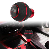 Brand New Universal Leather Mugen Red & Black Ball Manual Car Gear Shift Knob MT Manual Shifter M8 M10 M12