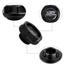 Load image into Gallery viewer, Brand New Mugen Power Black Engine Oil Cap With Real Carbon Fiber Mugen Power Sticker Emblem For Honda / Acura