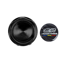 Load image into Gallery viewer, Brand New Mugen Power Black Engine Oil Cap With Real Carbon Fiber Mugen Power Sticker Emblem For Honda / Acura