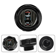 Load image into Gallery viewer, Brand New Mugen Racer Black Engine Oil Cap With Real Carbon Fiber Mugen Racer Sticker Emblem For Honda / Acura