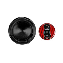 Load image into Gallery viewer, Brand New Mugen Racer Black Engine Oil Cap With Real Carbon Fiber Mugen Racer Sticker Emblem For Honda / Acura