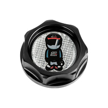 Load image into Gallery viewer, Brand New Mugen Racer Black Engine Oil Cap With Real Carbon Fiber Mugen Racer Sticker Emblem For Honda / Acura