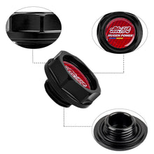 Load image into Gallery viewer, Brand New Mugen Power Black Engine Oil Cap With Real Carbon Fiber Mugen Power Sticker Emblem For Honda / Acura