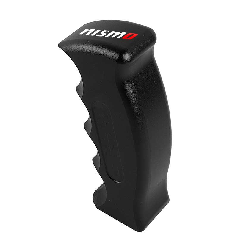 Brand New Nismo Universal Black Aluminum Slotted Pistol Grip Handle Manual Gear Shift Knob Shifter M8 M10 M12