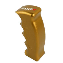 Load image into Gallery viewer, Brand New Nismo Universal Gold Aluminum Slotted Pistol Grip Handle Manual Gear Shift Knob Shifter M8 M10 M12