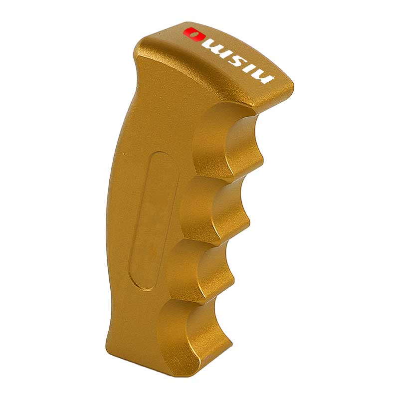 Brand New Nismo Universal Gold Aluminum Slotted Pistol Grip Handle Manual Gear Shift Knob Shifter M8 M10 M12