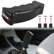 Load image into Gallery viewer, Brand New Nismo Universal Black Aluminum Slotted Pistol Grip Handle Manual Gear Shift Knob Shifter M8 M10 M12