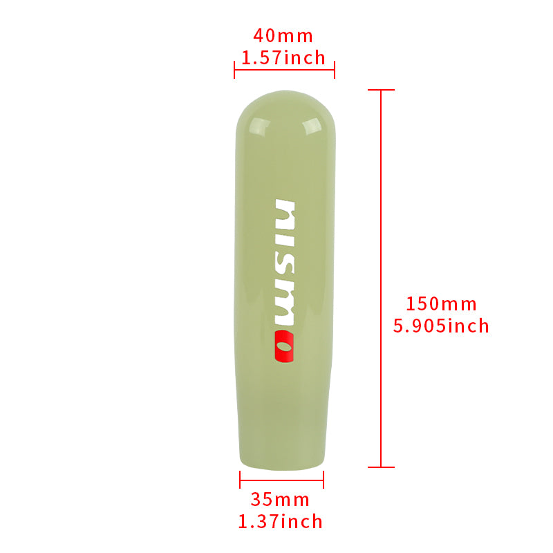 Brand New 15CM Nismo Universal Glow In the Dark Green Manual Long Stick Shift Knob M8 M10 M12 Adapter