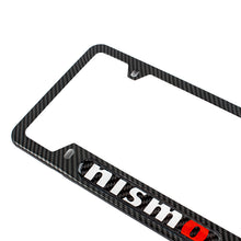 Load image into Gallery viewer, Brand New Universal 1PCS Nismo Carbon Fiber Look Metal License Plate Frame