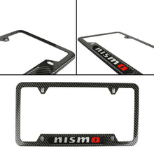 Load image into Gallery viewer, Brand New Universal 1PCS Nismo Carbon Fiber Look Metal License Plate Frame