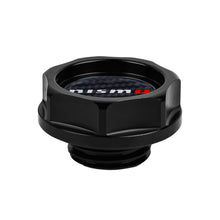 Load image into Gallery viewer, Brand New Nismo Black Engine Oil Cap With Real Carbon Fiber Nismo Sticker Emblem For Nissan