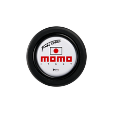 Load image into Gallery viewer, Brand New Universal Momo Car Horn Button Black Steering Wheel Center Cap W/Packaging