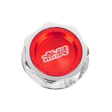 Load image into Gallery viewer, Brand New JDM Mugen Emblem Brushed Red Engine Oil Filler Cap Badge For Honda / Acura