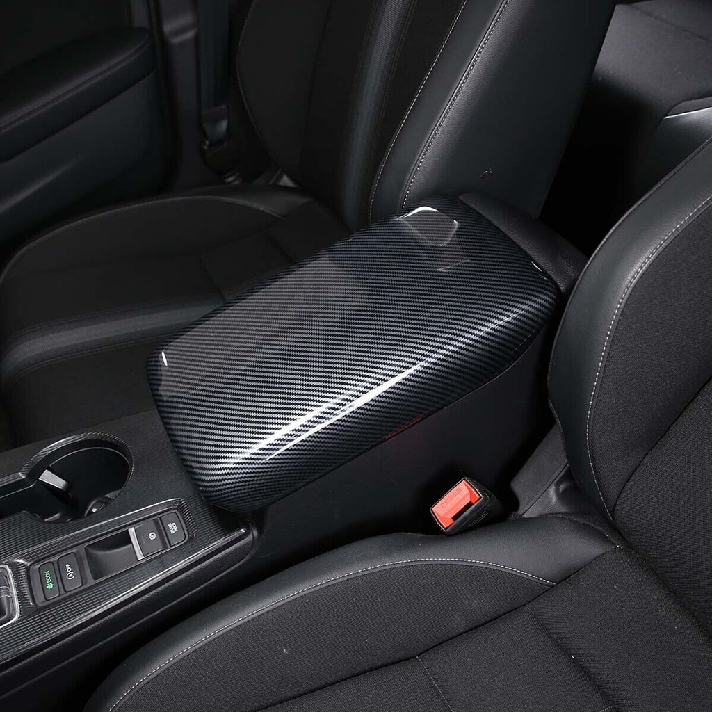 Brand New 2022-2025 Honda Civic ABS Carbon Fiber Look Center Console Armrest Box Cover