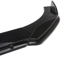 Load image into Gallery viewer, BRAND NEW UNIVERSAL 4PCS Glossy Black Front Bumper Protector Body Splitter Spoiler Lip