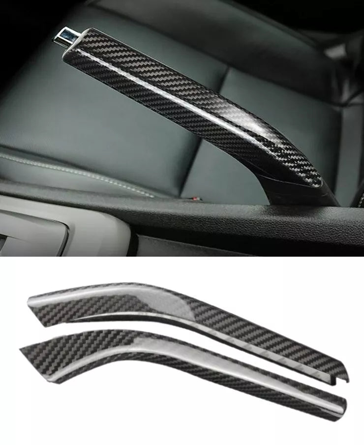 BRAND NEW REAL CARBON FIBER HANDBRAKE COVER CAR PARKING SHIFTER CHEVROLET CAMARO 2010-2015