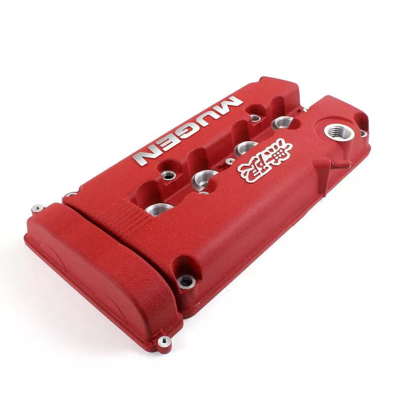 Brand New MUGEN RED Racing Engine Valve Cover For Honda Civic B16 B17 B18 VTEC B18C VTEC DOHC