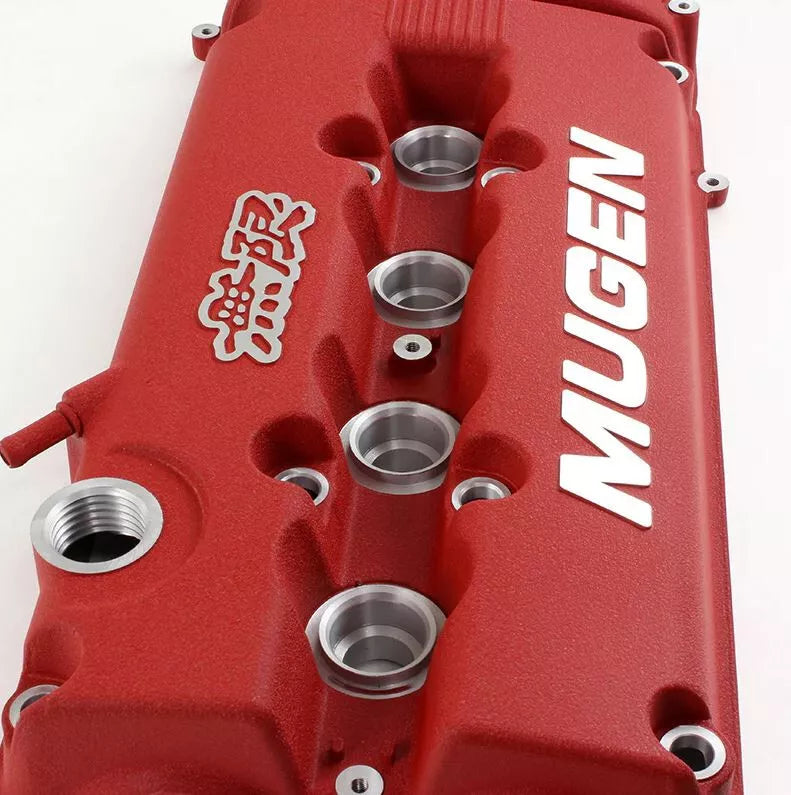 Brand New MUGEN RED Racing Engine Valve Cover For Honda Civic B16 B17 B18 VTEC B18C VTEC DOHC