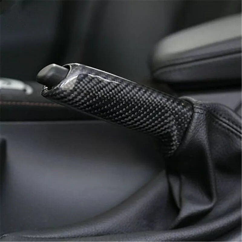 BRAND NEW BMW E90 E92 F30 F32 F80 F82 REAL CARBON FIBER PARKING E BRAKE HANDLE HANDBRAKE