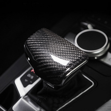 Load image into Gallery viewer, Brand New 2017-2023 Audi A4 S4 B9 A5 S5 Real Carbon Fiber Interior Gear Shift Knob Trim Cover