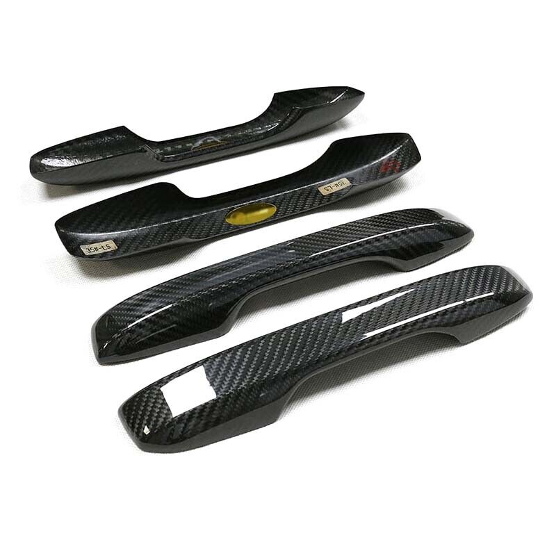 Brand New 4PCS Honda Civic 2022-2024 Real Carbon Fiber Door Handle Knob Cover Trim