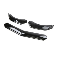 Load image into Gallery viewer, BRAND NEW UNIVERSAL 4PCS Glossy Black Front Bumper Protector Body Splitter Spoiler Lip