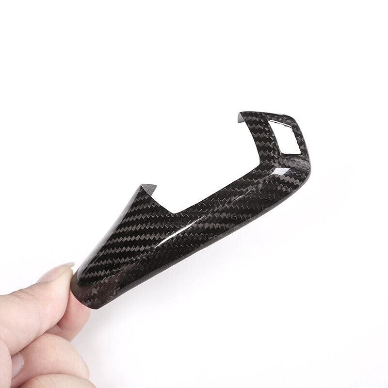 Brand New Real Carbon Fiber Gear Shift Knob Trim Cover Fits BMW X3 X4 X5 X6 F10 F30