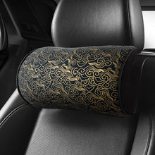 Load image into Gallery viewer, BRAND NEW 2PCS JDM SAKURA Black Cloud Fabric Soft Cotton Car Neck Rest Pillow Headrest