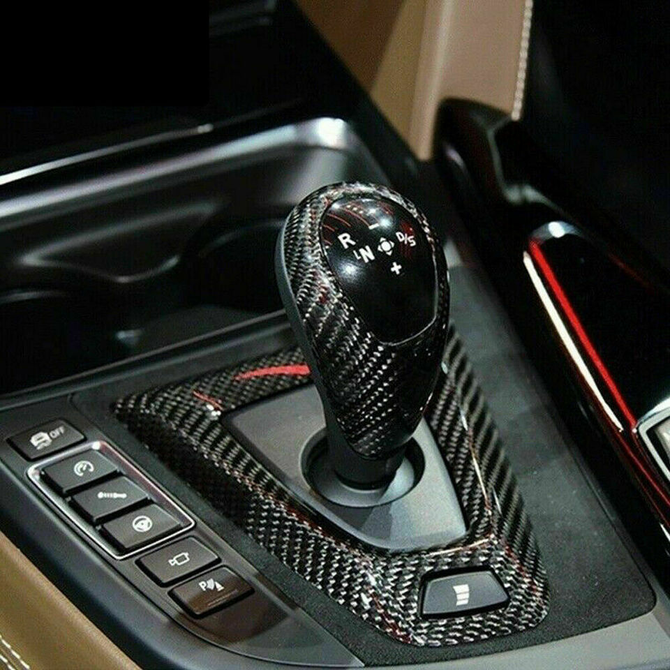 BRAND NEW 2014-2018 BMW M3 F80 & BMW M4 F82 Real Carbon Fiber Console Gear Shifter Surround Cover Trim