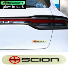 Load image into Gallery viewer, Brand New 1PCS SCION Glows in Dark Green Car Trunk Side Fenders Door Badge Scratch Guard Sticker