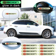 Load image into Gallery viewer, Brand New 8PCS SCION Glows in Dark Green Car Trunk Side Fenders Door Badge Scratch Guard Sticker